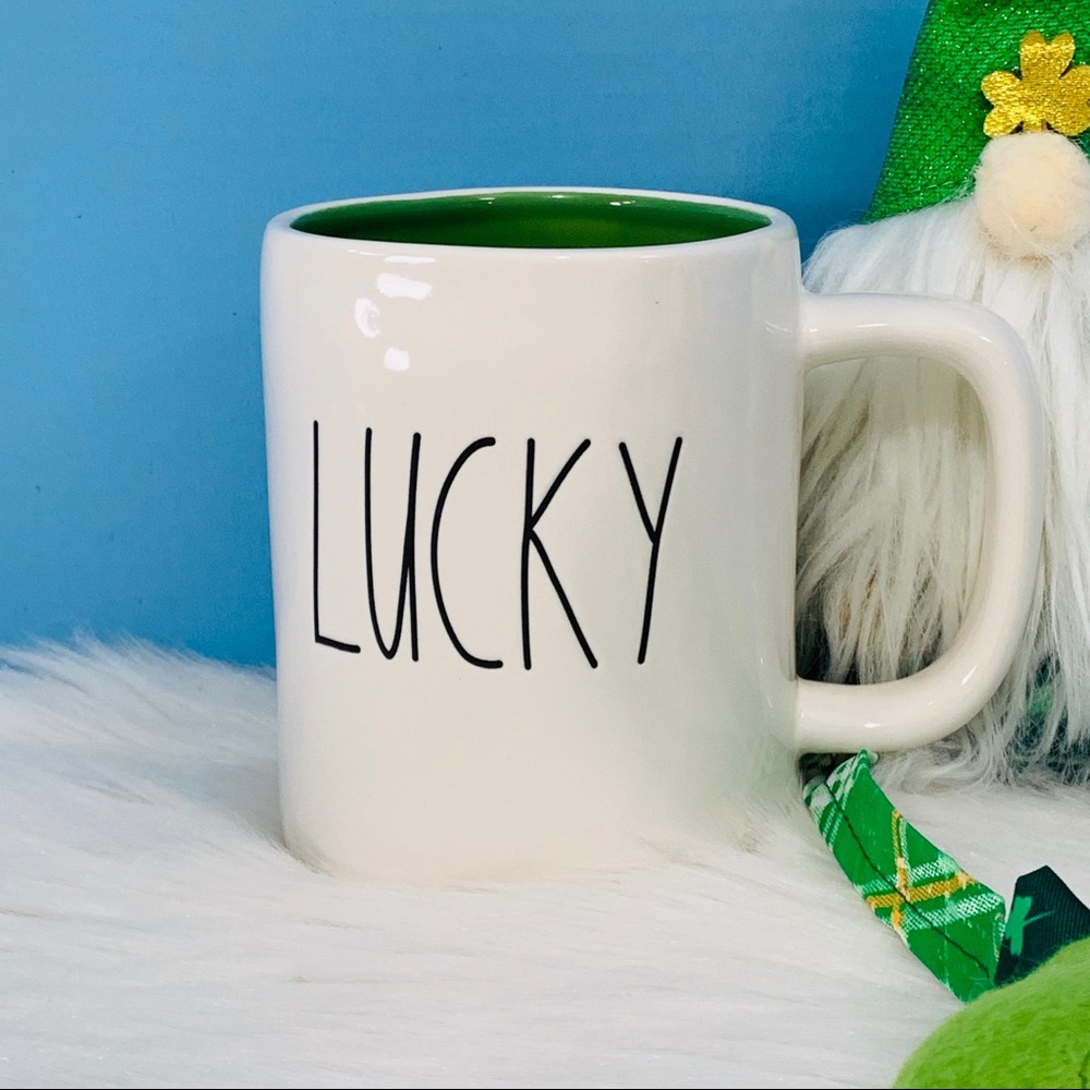 ⭐️ 2/25 Rae Dunn Lucky Ceramic Mug